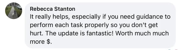 Facebook review from Rebecca S.